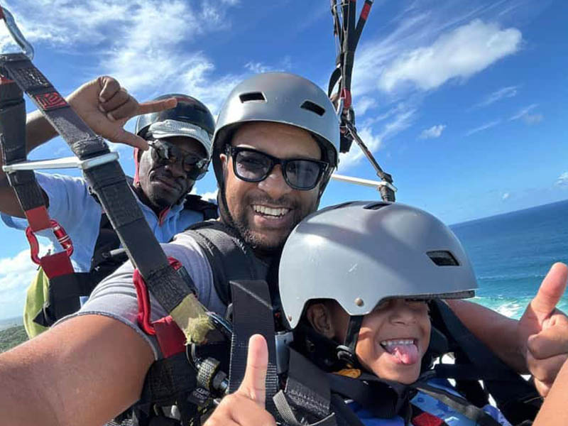Paragliding em Ponta Malongane