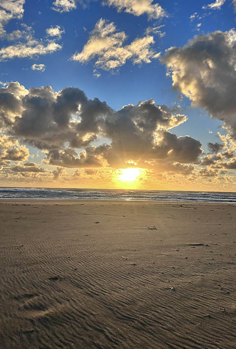 Vista para o oceano em Ponta Malongane