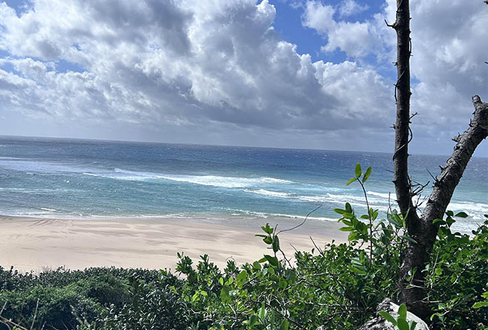 Oceano Índico em Ponta Malongane