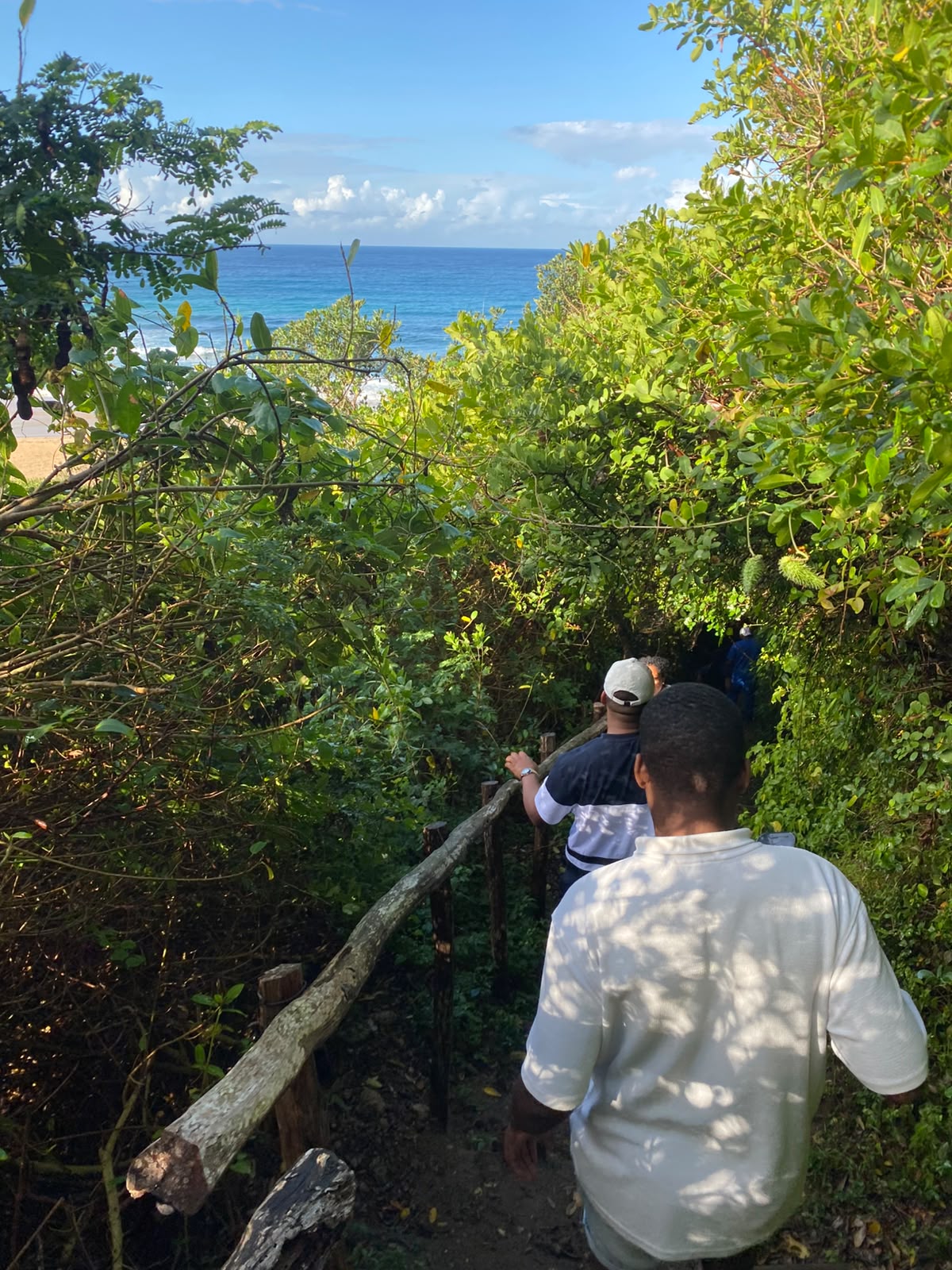 Trilho até à praia em Ponta Malongane